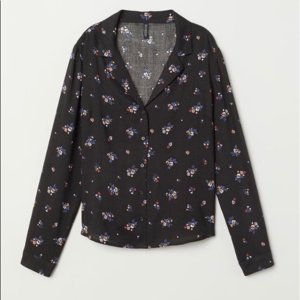 Floral Buttoned Down Top/Blouse